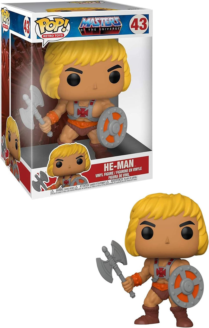 Funko Masters of The Universe 10" He-Man Pop! Vinyl Universe-10 - Vinyl-Sammelfigur - Geschenkidee -