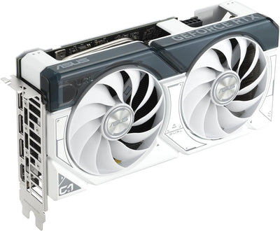 ASUS Dual GeForce RTX 4060 Ti White OC Edition 8GB GDDR6 Gaming Grafikkarte weiss (Nvidia GeForce RT