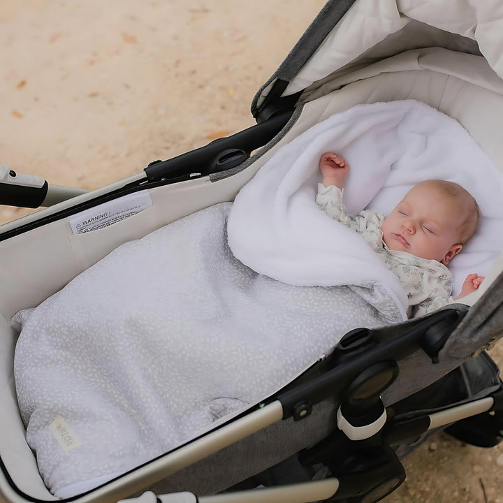 MIMUSELINA Kinderwagensack Winter - Kinderwagen Decke Winter für Neugeborene - Kinderwagendecke Baby