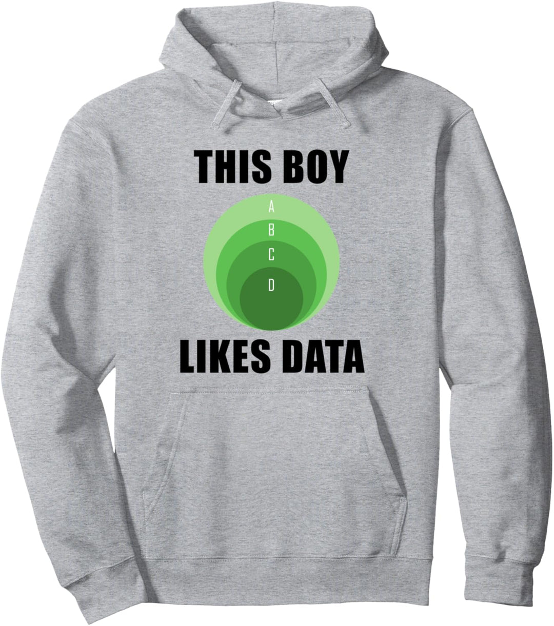 Statistik Ironisch Sagender Junge mag Datenwissenschaft Pullover Hoodie