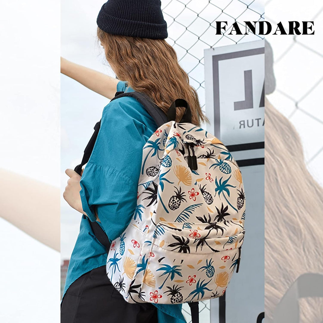FANDARE Schulrucksack Mädchen Schulranzen Jungen Rucksäcke Schule Rucksäcke Laptop Schultasche Tages