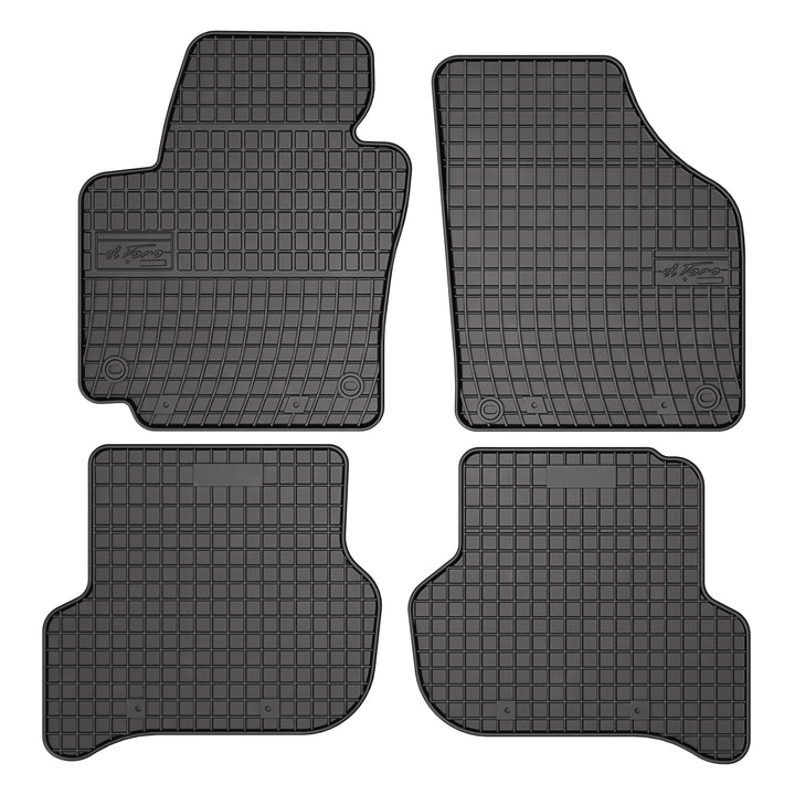 FROGUM El Toro Gummimatten Ganzjähriges-Set von Autofussmatte Auto Fussmatten für SEAT Altea 2004-20