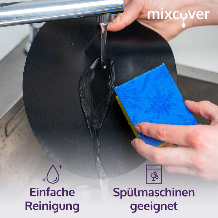 mixcover original Dauerbackfolie - Backpapier für Varoma Einlegeboden passend für Thermomix TM7 - wi