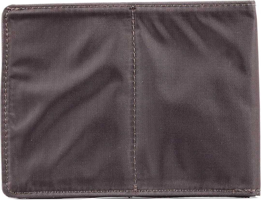 Big Skinny Herren Portemonnaie Super Skinny Bi-Fold Slim Wallet für bis zu 30 Karten Braun, Braun