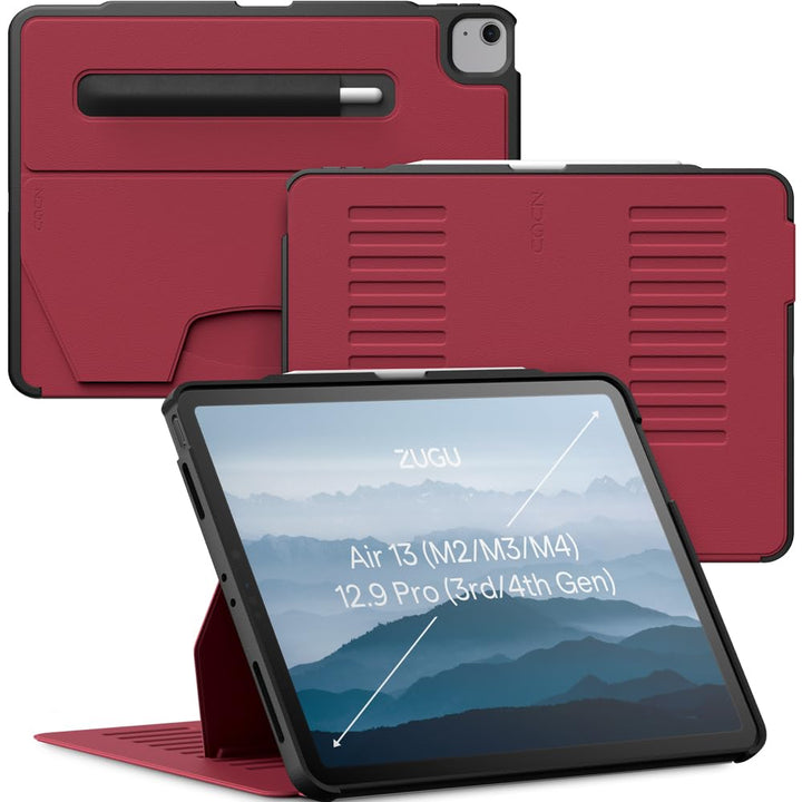 Zugu CASE iPad Air Hülle 13 Zoll M4 2026 & M3 2025 & M2 2024 / iPad Pro 12.9 (3rd/4th Gen), schlanke