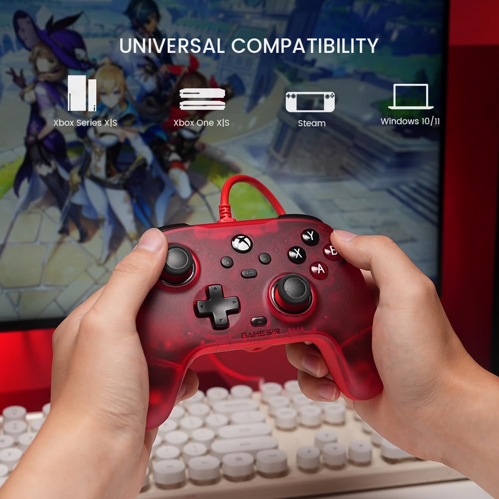 GameSir T7 Wired Xbox Controller with Hall Effect Joysticks and Triggers, Plug & Play Gamepad for Xb