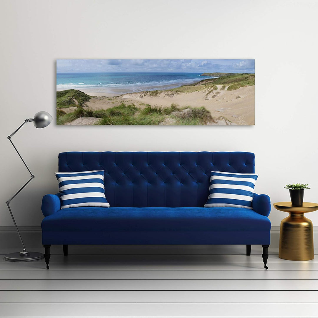 Feeby Frames, Leinwandbild, Bilder, Wand Bild, Wandbilder, Kunstdruck 50x150cm, STRAND, MEER, WASSER