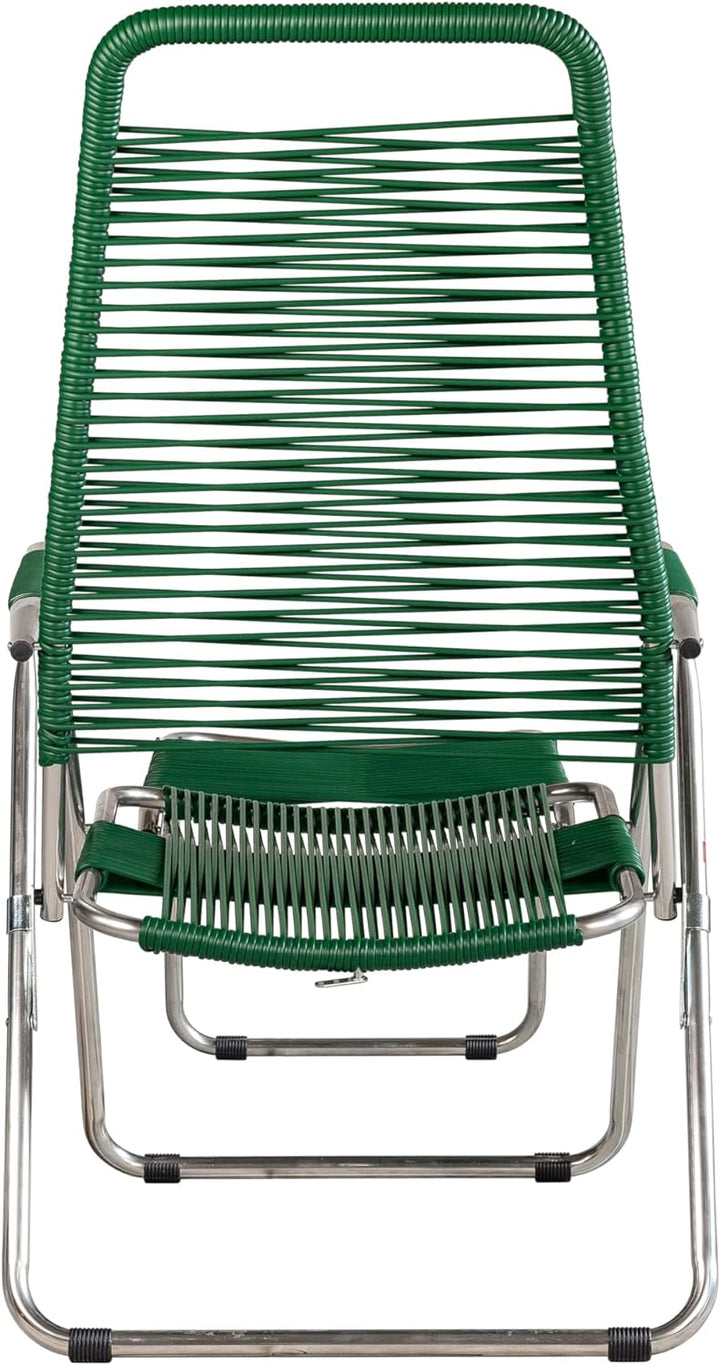 Fiam Spaghetti – Relaxsessel für den Aussenbereich – Gestell Aluminium, PVC, dunkelgrün