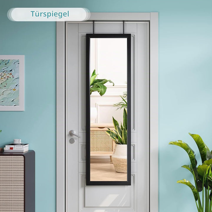 Dripex Wandspiegel 33x119cm Spiegel unbrechbarer Garderobenspiegel Flurspiegel höhenverstellbarer Hä