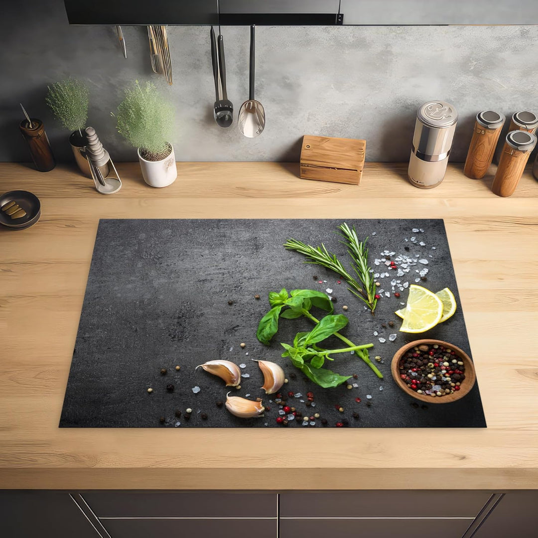 KitchenYeah© Herdabdeckplatte Einteilig Ceranfeld Abdeckplatte für Induktionsschutz Ceranfeldabdecku
