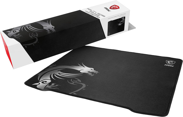 MSI AGILITY GD30 - XL Gaming Mauspad, Gaming Oberfläche mit Seidentextur, weiche gesäumte Kanten, ru
