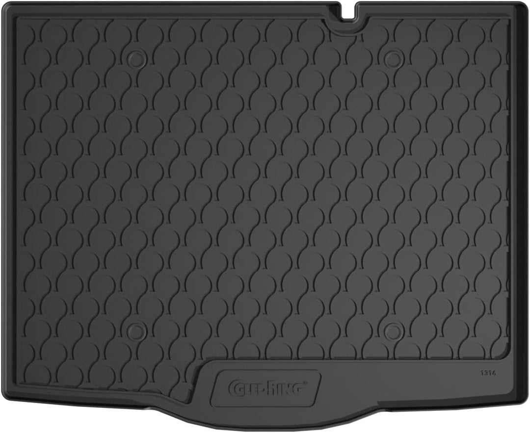 Gledring Rubbasol (Gummi) Kofferraumwanne Kompatibel mit Ford Focus IV HB 5-türer 2018- (Tiefe Ladeb