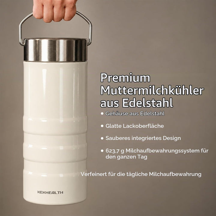 Tragbarer Muttermilchkühler für Arbeit und Reisen, 24 Stunden Durchgehende Kühlung, 650ml Grossem Fa