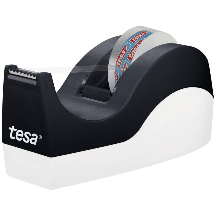 tesa Easy Cut Tischabroller ORCA - rutschfest, einfache Handhabung, sauberer Schnitt - mit 8 Rollen
