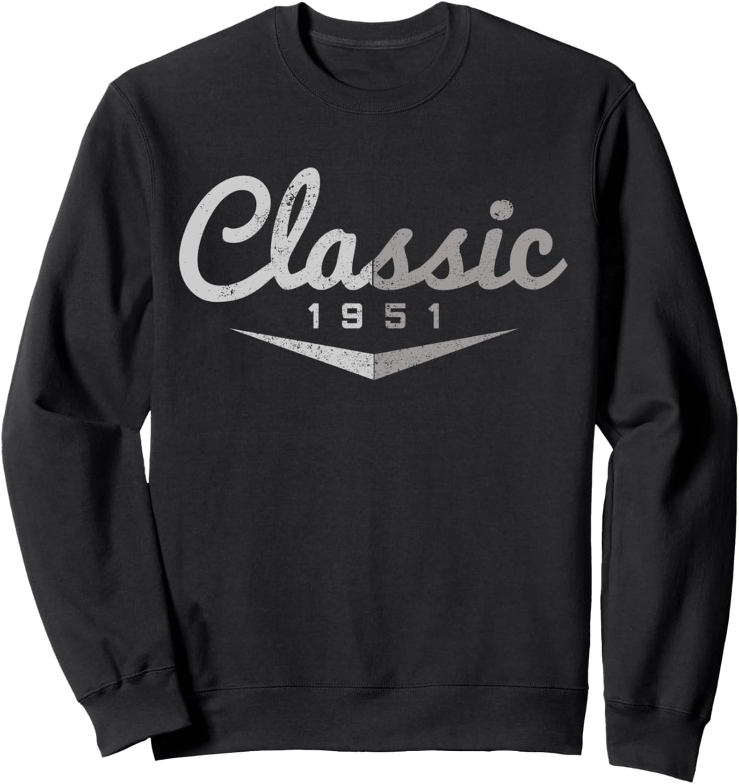 Vintage 1951 Classic 70. Geburtstag Lustig Geschenk 1951 Sweatshirt