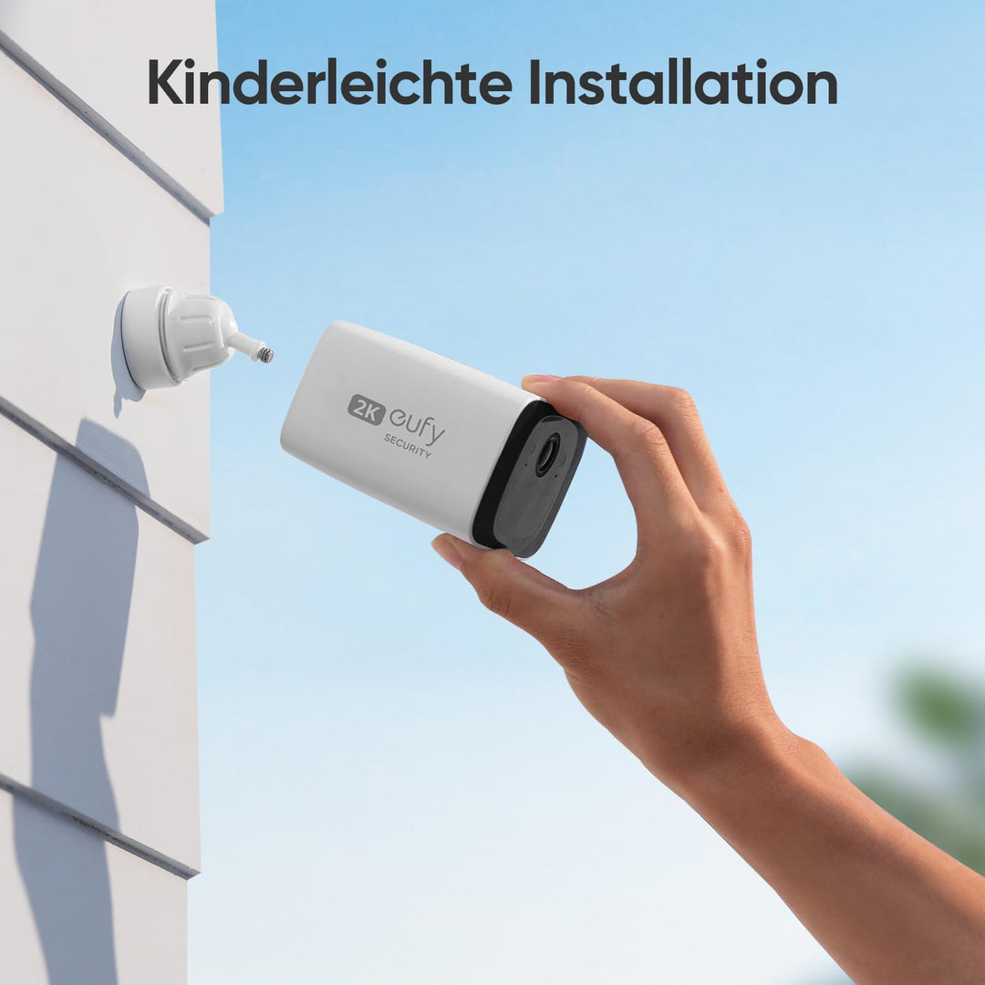 eufy Security SoloCam C210, Überwachungskamera aussen, 2K Auflösung, ohne monatliche Kosten, kabello