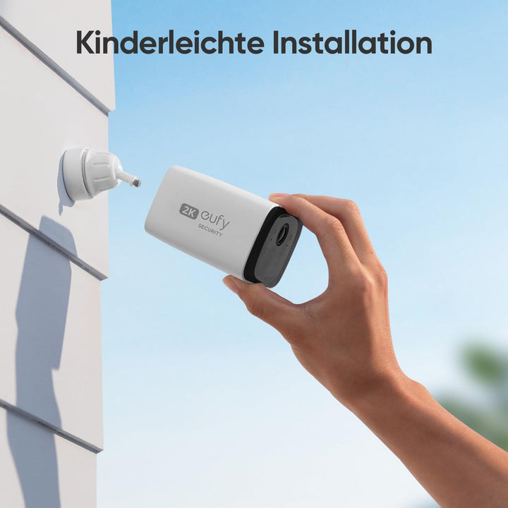 eufy Security SoloCam C210, Überwachungskamera aussen, 2K Auflösung, ohne monatliche Kosten, kabello
