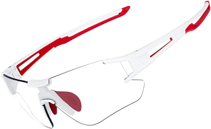 ROCKBROS Fahrradbrille Selbsttönend für Damen Herren, Photochrome Radsportbrille Sonnenbrille mit UV