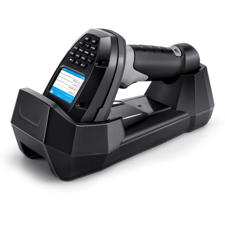 Inventory Scanner Wireless, 1D CCD Barcode Scanner mit Ladeständer Datensammler Barcodeleser Datenkl