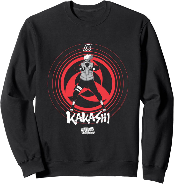 Naruto Shippuden kakashi teilt ein Augensymbol Sweatshirt
