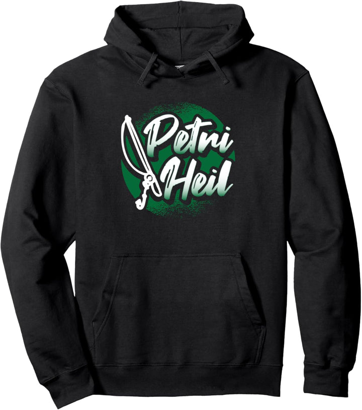 Petri Heil Geschenk Angler Fischer Angeln Fischen Spruch Pullover Hoodie