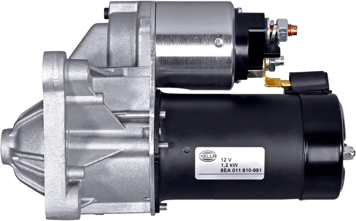 HELLA - Starter/Anlasser - 12V - 1.2kW - für u.a. Renault Kangoo Rapid (FC0/1_) - 8EA 011 610-991