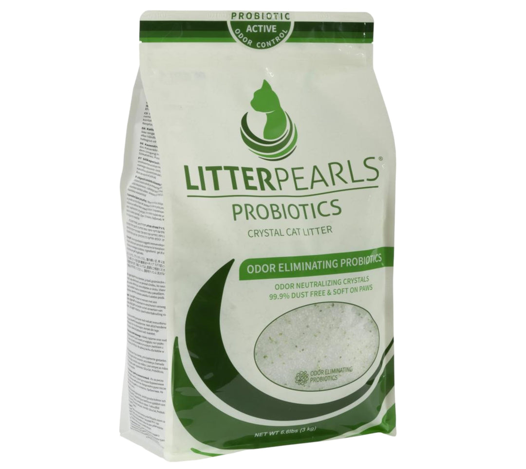 Litter Pearls Probtiotics Katzenstreu, geruchlos, Nicht klumpend, Kristall-Katzenstreu mit geruchshe