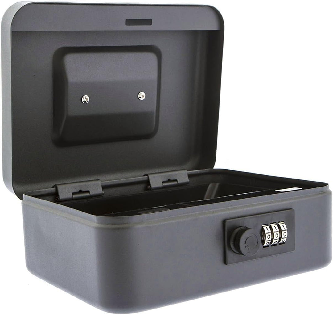 Sterling CB02CBK Money Code 5020 Geldkassette mit Zahlenschloss, 20,3 cm, Schwarz, 20 cm, Schwarz