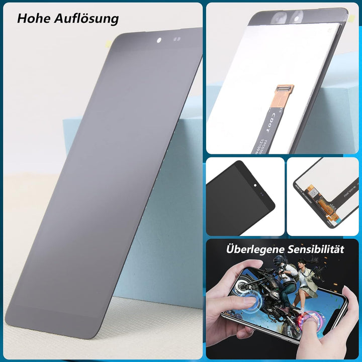 RongZy Display für Samsung Galaxy Xcover 5 LCD Bildschirmersatz Digitizer Touchscreen Montiert Ersat