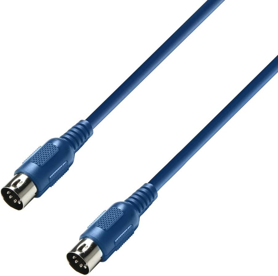 Miditech MIT-00152 Tool MIDI Thru 4 / Filter, black, x &amp; K3 MIDI 0075 BLU MIDI Kabel 0, 75 m blau Bu