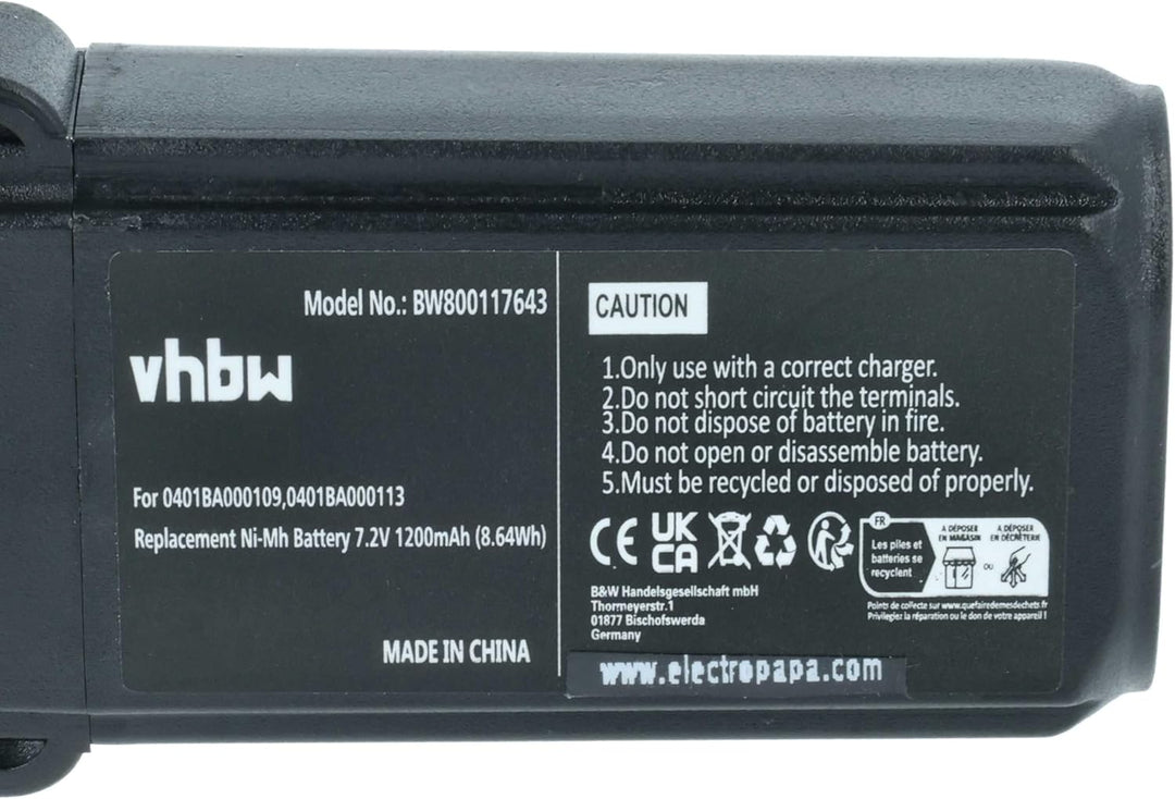vhbw Akku Ersatz für Elca 04.142, 0401BA000109, 0401BA000113, PINC-GEH für Fernbedienung Remote Cont