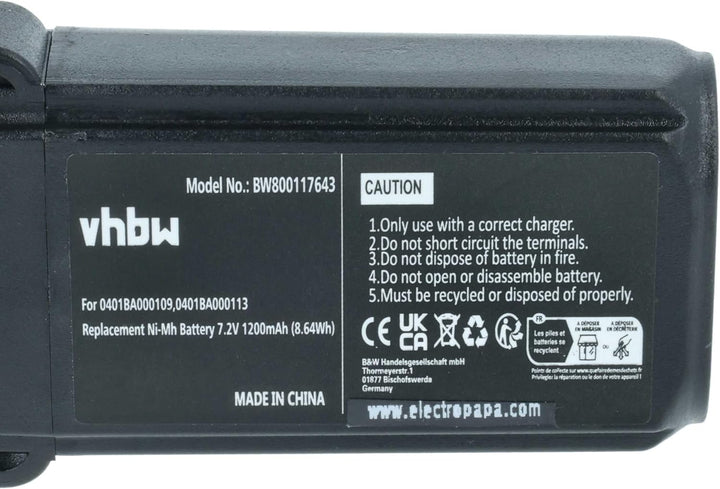 vhbw Akku Ersatz für Elca 04.142, 0401BA000109, 0401BA000113, PINC-GEH für Fernbedienung Remote Cont