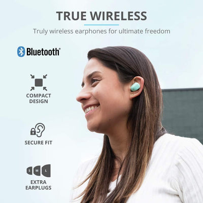 Trust Mobile Nika Compact Bluetooth Kopfhörer in Ear, Kabellose Ohrhörer, True Wireless Earbuds mit