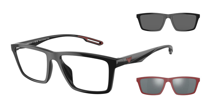 Emporio Armani Unisex 0ea4189u Sonnenbrille, Mehrfarbig, 55