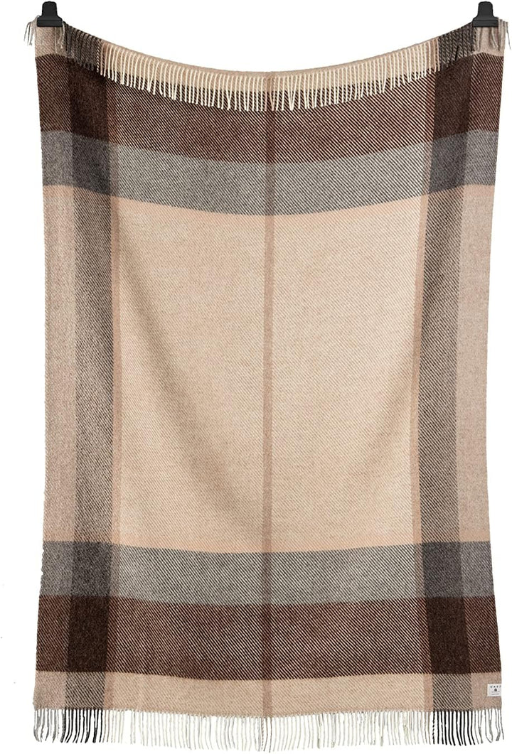 RØROS TWEED - Myrull - Wolldecke aus norwegischer Lammwolle - Design von Karen Staver - Deckenmasse: