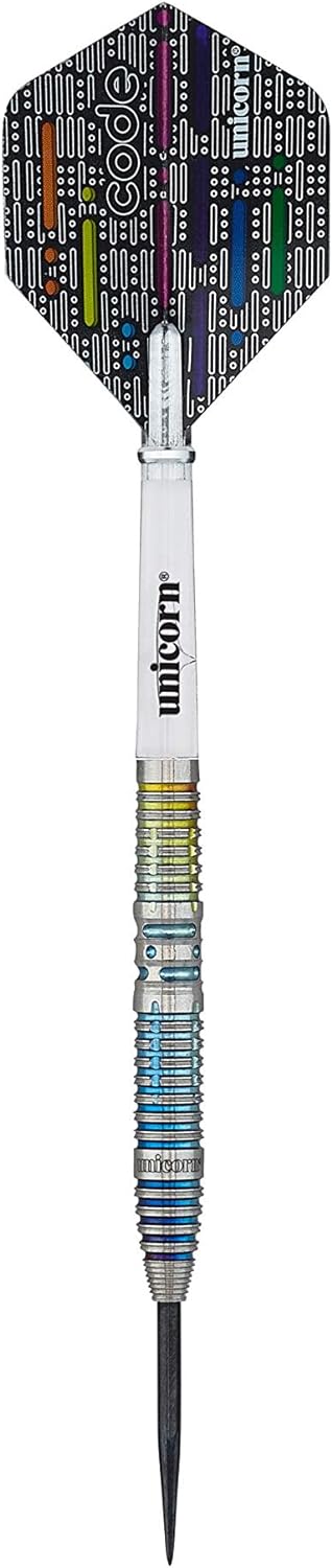 Unicorn Jeffrey De Zwaan Code 90% Wolfram Dartpfeil mit Stahlspitze 25 Gr., 25 Gr.