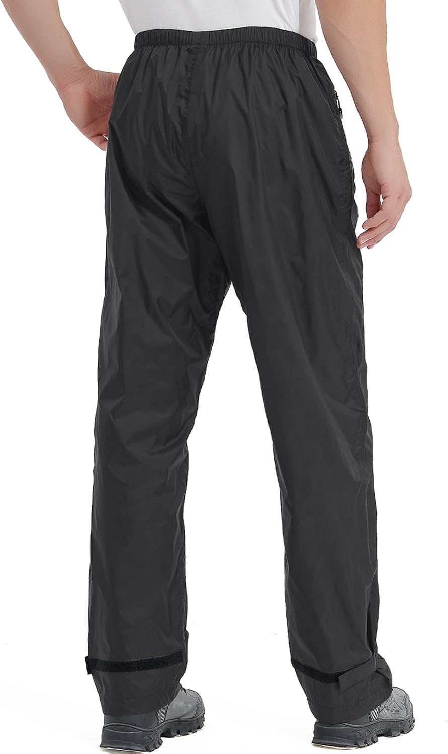 Asfixiado Regenhose Herren Fahrrad Leichte wasserdichte Winddichte Outdoorhose zum Wandern Camping T