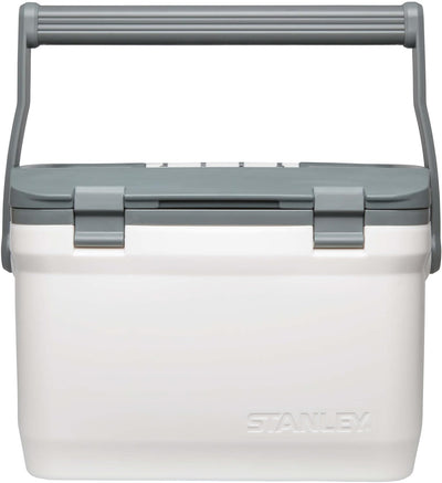 Stanley Adventure Outdoor Cooler 15.1L Polar Weiss - Camping Kühlbox - BPA-frei - Deckel fungiert au