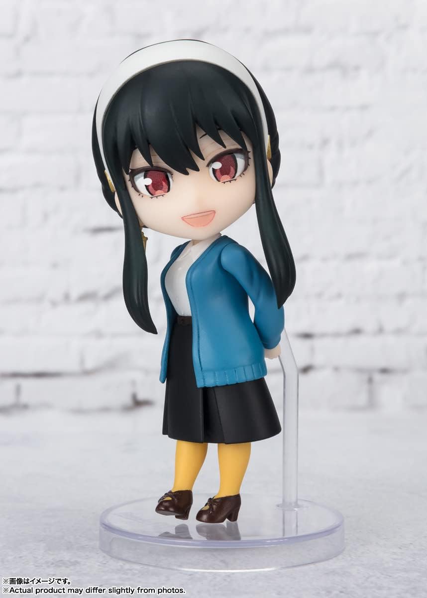 BANDAI Spy x Family Figuarts Mini Yor Forger (Odekeke Outfit) 9 cm Schwarz, Schwarz