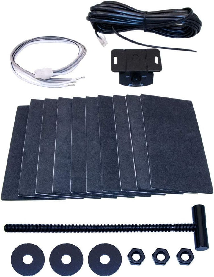 Eton RES10A - Aktiver Reserverad Subwoofer mit Strom Anschluss Kabel Kit 6qmm² - Subwoofer für Reser