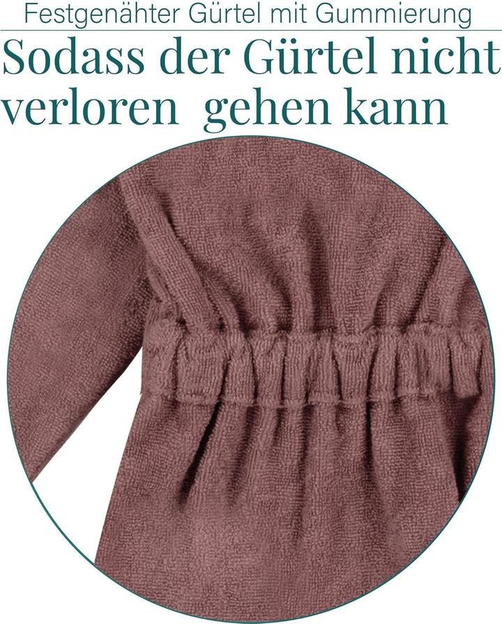 normani Kinder Bademantel auf 100% Bio-Baumwolle Badetuch für Jungen und Mädchen - Frottee Kapuzenba