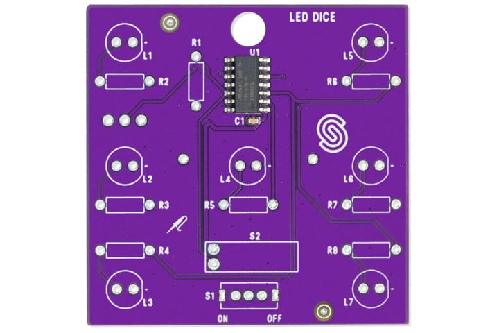 Soldered LED-Würfel Lötbausatz | Löten lernen | Made in EU | 333140