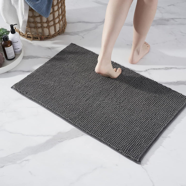 Badematte rutschfest | Als Badteppich Set kombinierbar | Badezimmer-Teppich Bad-Vorleger waschbar au