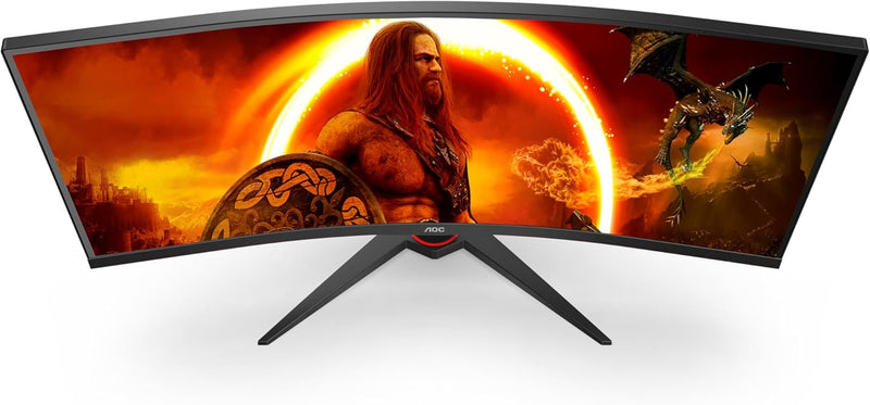 AOC Gaming CU34G2XE - 34 Zoll WQHD Curved Monitor, 144 Hz, FreeSync Prem., HDR10 (3440x1440, 1 ms MP