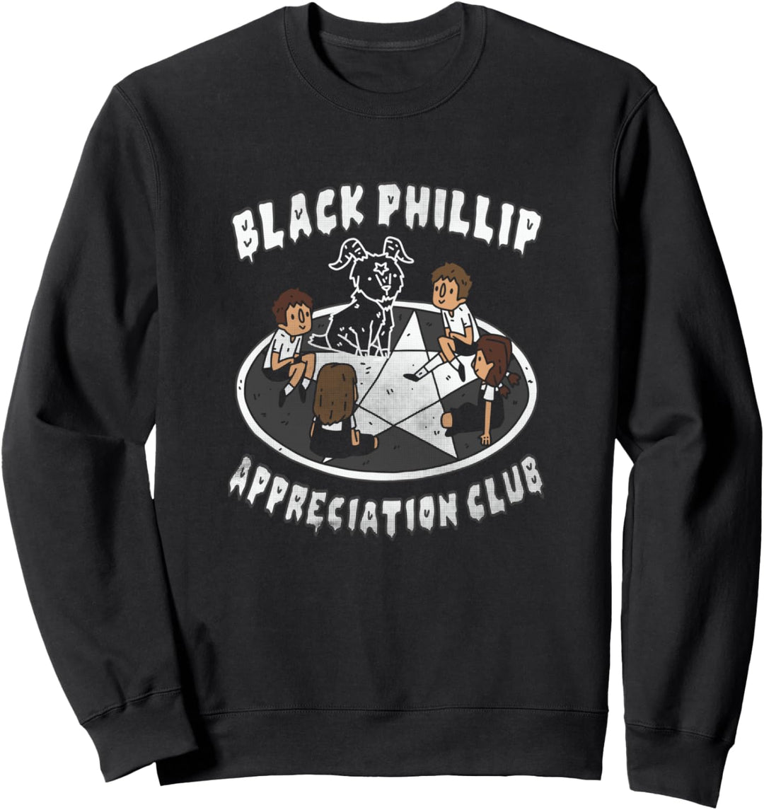 Black Phillip Appreciation Club Okkult Hexe Gothic Cult Sweatshirt