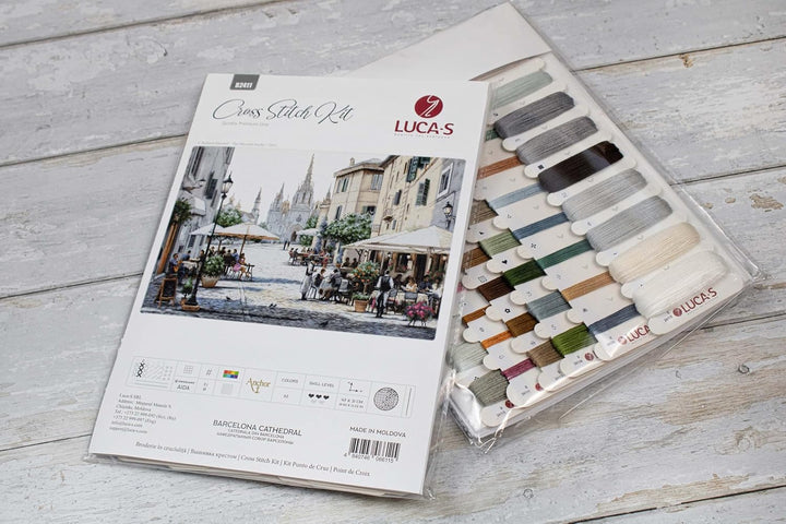 Kreuzstich-Set Luca-S - Kathedrale Barcelona, B2411