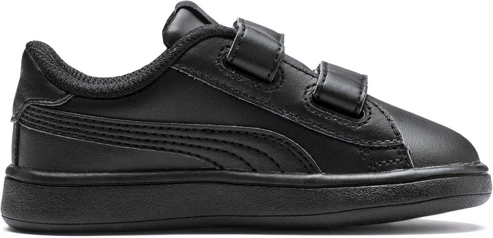 Puma Smash CV V Unisex-Kinder Sneakers 21 EU Puma Black Puma Black, 21 EU Puma Black Puma Black