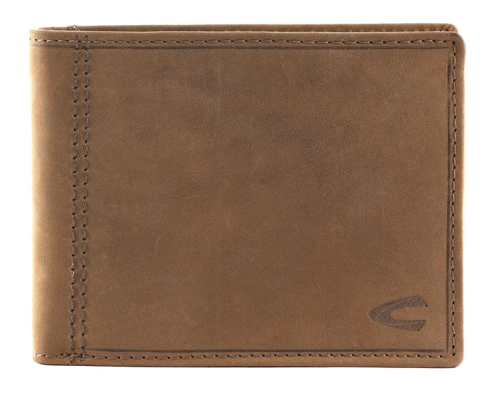 camel active Vietnam Herren Geldbörse RFID Querformat Leder Mittelgross, Brown