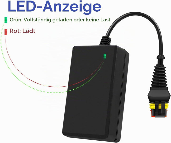 Exmate 28 V 1,3A Adapter Ladegerät Netzteil kompatibel mit Husqvarna Automower 105 305 310 315X 405X