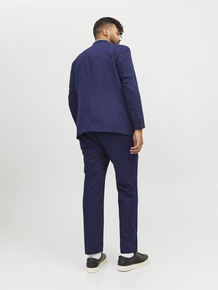 JACK & JONES Male Einreihiger Blazer und Hose Plus Size Slim Fit Anzug 62 Grosse Grössen Medieval Bl